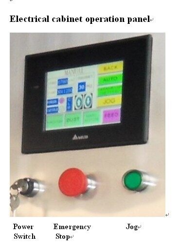 Electrical cabinet operation panel